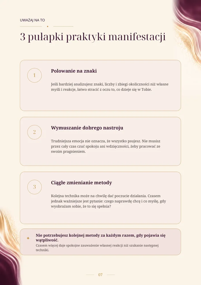 Strona darmowego START-u o pułapkach